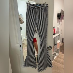 show me your mumu stripped bell bottoms